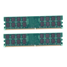 2X DDR2 4GB Memory RAM 1.5V 800MHZ PC2-6400 240 Pin Desktop DIMM Unbuffered Non-ECC for Motherboard Desktop