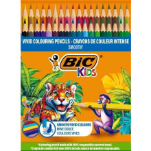 Børne Smooth ECO træfarveblyanter 48 stk. BIC