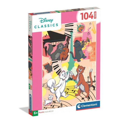 Clementoni 104 Aristocats Puslespil