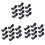 Plastic Single 26650 Battery Holder Case Storage Box 30Pcs Black 1