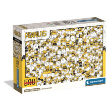 CLEMENTONI - Compact 500 pieces - Impossible Snoopy