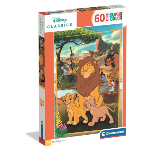 Clementoni Puslespil 60 Løvernes Konge