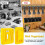 10 Pcs Battery Storage Rack Machine Holder for  18V Li-Ion Battery Wall Mount Tool Bracket Power Tool Accessory 5