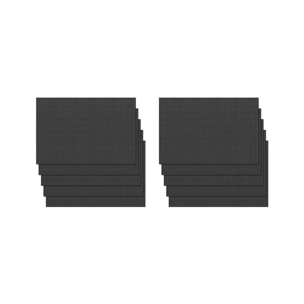 10 Sheets 0.5 Mm Fursuit Eyes Mesh, Waterproof Printable Eye For Furry Cosplay, Props, Fursuits Crafts Making Black 6032128361248
