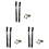 6Pcs for -9016HF 9116 9664 Hard Disk Bracket Plastic Strip for Haikang Plug/Drawing Type Hard Disk Drive Mount Holder 1