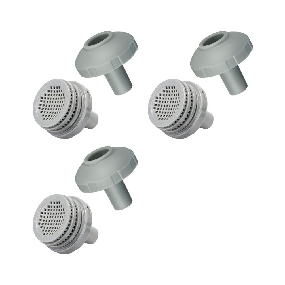 3X 11070 & 11072 &12364 Strainer Connector Replacement For 25022E 26005E Aboveground Pool 1-1/4Inch Water Jet Connector 6032401339674