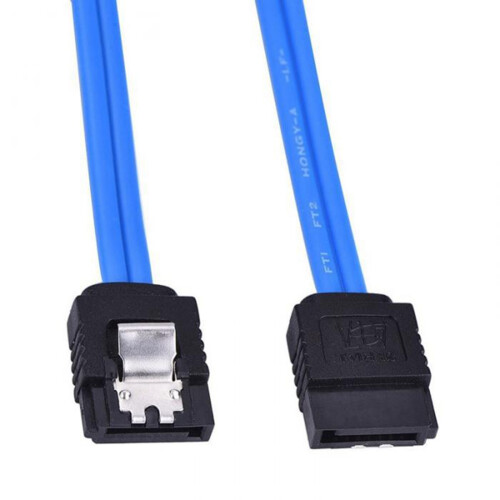 10 Pieces of Sata3.0 Solid State Drive Serial Port Data Cable with Lock  Cable 3.0 Data Cable Series 6Gb/S 40cm 1