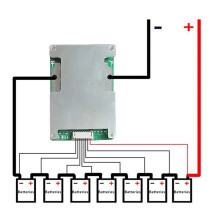 3X 6S 24V 50A Lithium Battery Protection Board with Power Battery Balance/Enhance PCB BMS Protection Board