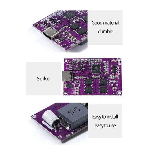 2X IP2368 Bidirectional 100W Fast Charging Module Buck-Boost Type-C Interface 4S Lithium Battery Fast Charging Board