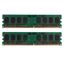 2X 2 GB di Memoria DDR2 PC2-5300 667 MHz 240 Pin 1.8 V RAM di Memoria DIMM Desktop per , per (2 GB / 667)