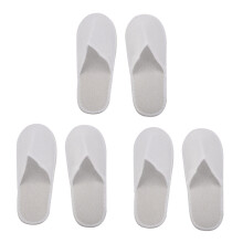 Disposable Slippers,36 Pairs Closed Toe Disposable Slippers Fit Size for Men and Women for Hotel,Spa Guest Used (White)