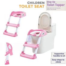 Toddler Toilet Trainer Seat Step Ladder Kids Chair