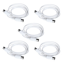 5X MIDI Extension Cable to Male 5 Pin 1.5/4.95FT High Quality 5 Pin Male to 5 Pin Male MIDI Extension Cable