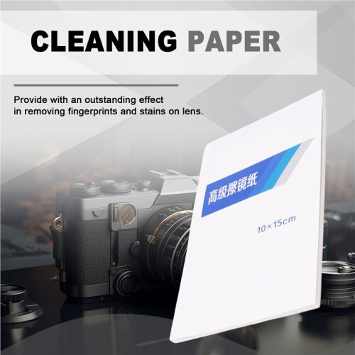 Camera Cleaning Paper Cleaner Lens Tissue 100 Sheets 2