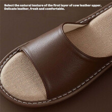 1Pair Soft Slippers Summer Slippers Quiet Flax Non-Slip Slippers for Indoor or Outdoor Travel 28 Yards
