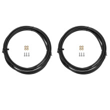 2X BH90 Manguera de Freno de Bicicleta MTB Tubo de Freno de Disco HidráUlico 2.5M Inserto de Conector Juego de Oliva