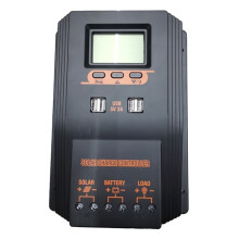 Controlador de Cargador Solar MPPT/PWM Regulador de Panel Solar 80A Pantalla LCD Varios Modos de Control de Carga