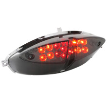STR8 LED Black Line baglygte med blink, Peugeot Speedfight II (E)