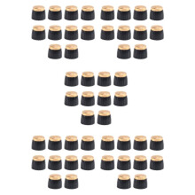 50x Guitar AmP Amplifier Knobs Push- Negro + Gold Cap para Amplifier
