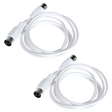 2X Cable de Extension de MIDI A Male 5 Pin 1,5 / 4.95FT Alta Calidad 5 Pin Macho A 5 Cable de Extension Pin Male MIDI