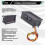 3X  0-99.9V Display 3 Wire LED Digital Panel Volt Voltmetro Voltmetro Auto Motor - VERDE 7