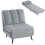 Homcom Sofá Cama Individual Gris 72 x 88 x 87 cm 1