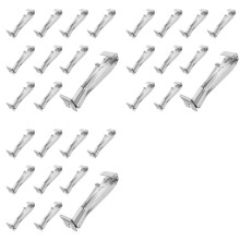 5inch 30 Pack Gutter Hangers, with Pre-Inserted Screw, Aluminum Gutter Brackets for Repairing Sagging Rain Gutters