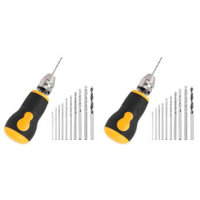 22X Manual Drill Hand Drill Tool Portable Tool Set Small Hand Drill, Woodworking Hand Drill for Model Jewelry