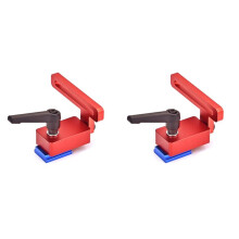 2X 30 Type Miter Track Stop -Miter Track Jig , T Track Stop Block with Lock for Standard T-Track Woodworking Tools