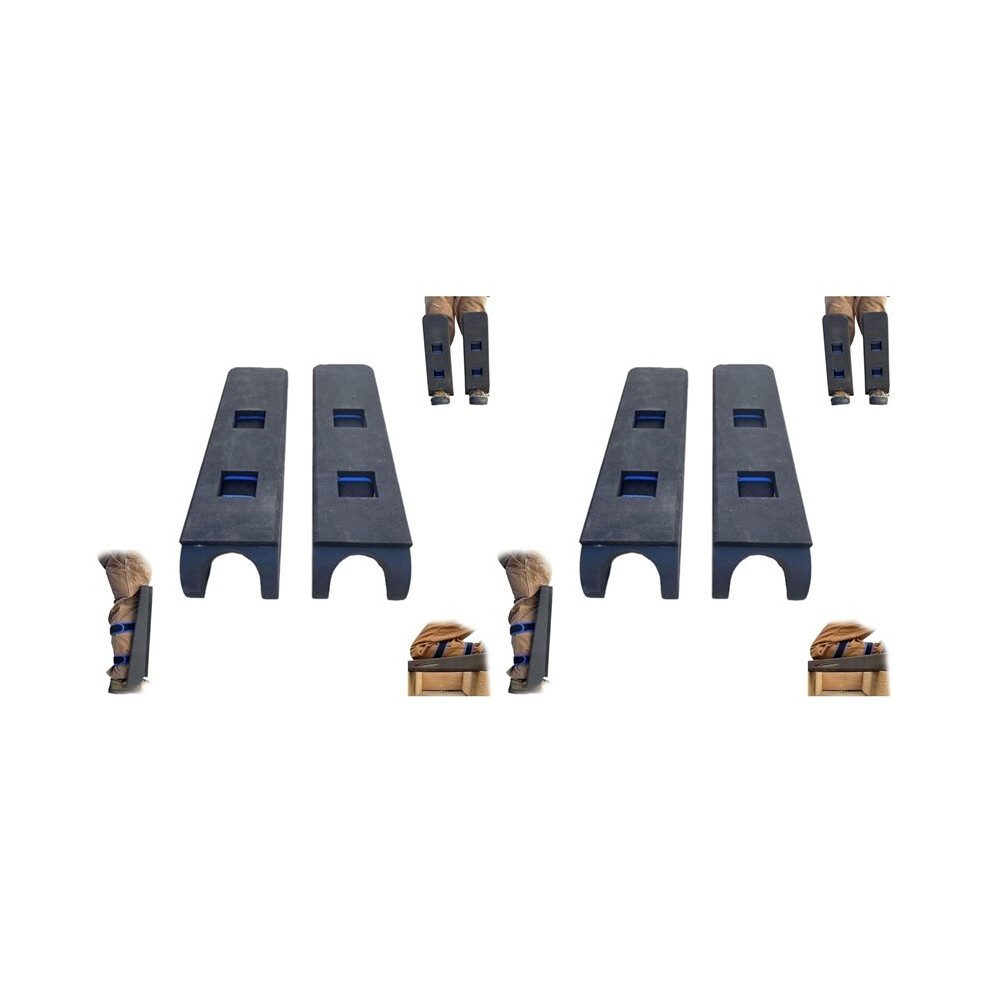 Photos - Safety Equipment 4X Crawler Climber Knee Pads, Self-Supporting Kneepads for Attic Crawling, Support Pads for Joist Spacing Navigation