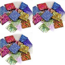 9 Bags /84g COE90 Dichroic Glass Scrap Assorted Fusible Glass Fusing Microwave Kiln Glass for Jewelry Making Supplies