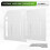 3.5 Inch Desktop Hard Disk Rack Transparent Acrylic Mechanical Hard Disk Cage External Hard Disk Storage Box 4 Layer 3