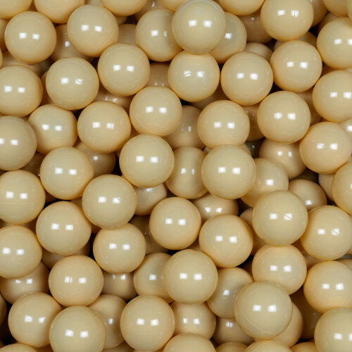 Legetøjsbolde ø7cm 150stk beige