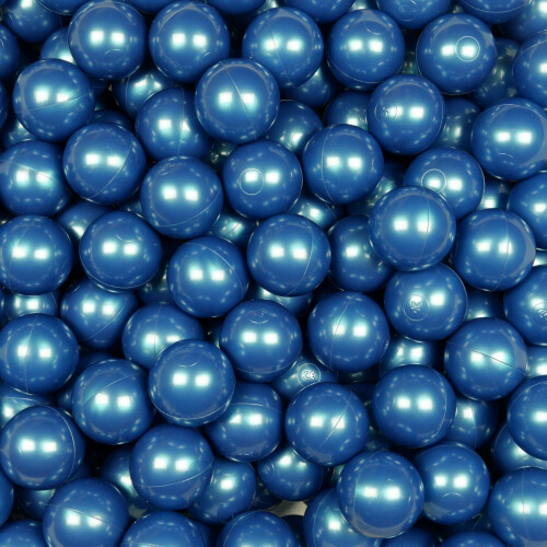 Legetøjsbolde ø7cm 200stk metallic blå