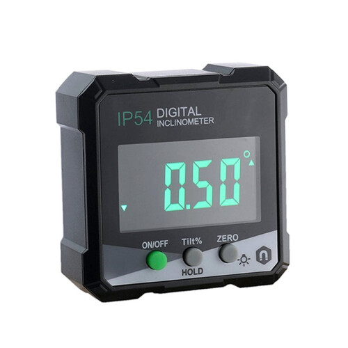 2X Digital Angle Gauge Magnetic Base Level Box Angle Finder Protractor Angle Measuring Instrument DLW30-GRD 1