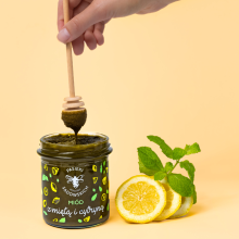 Honning med mynte og citron