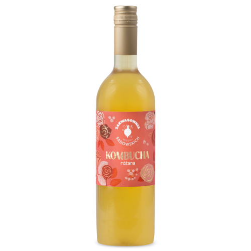Rose kombucha