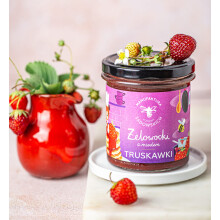 Żelowockia hunaja-mansikoilla
