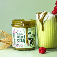 Honning med matcha Honning med matcha - 240g