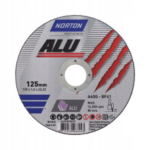 NORTON ALU 125x1 mm-es alumínium vágókorong