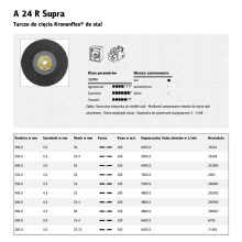 Snijschijf - KLINGSPOR - A24R Supra - 300 mm - 3,0 mm - boring 32 mm