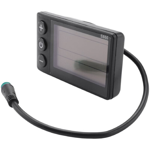 Electric Bicycle Display 24V/36V/48V Waterproof LCD Display S866 Controller Panel Dashboard for Electric Bicycle E-Bike 2