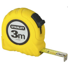 Cinta Métrica - Stanley - 0-30-487 - Longitud 3m - Ancho 12,7mm - Color Amarillo