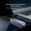 M2 SSD Case NVMe/ Dual Protocol SSD Enclosure Adapter 10Gbps USB 3.2 Gen2 USB C External Enclosure Tool-Free A 4