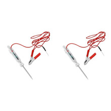 2X Auto Circuit Tester with Voltmeter Dual Color Polarity Indicate LED Digital Voltage Displa Automotive Test Light
