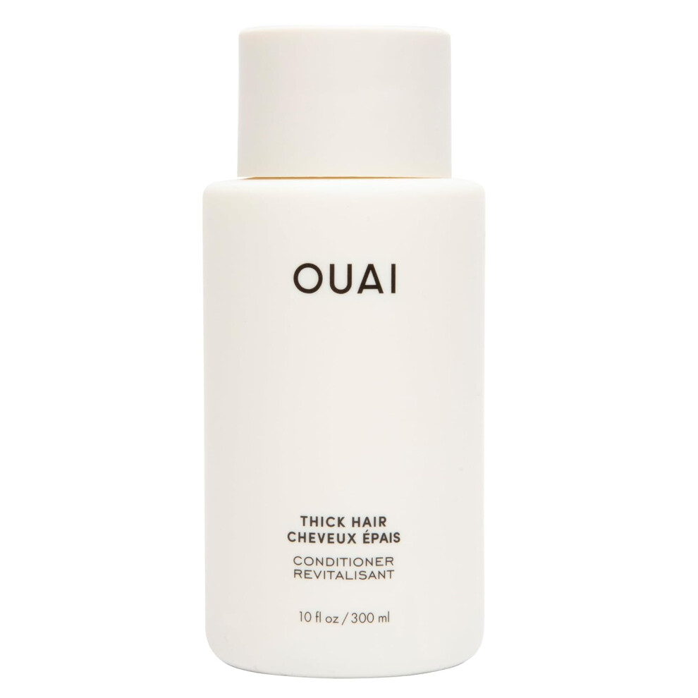 Ouai Thick Hair Conditioner - Moisturizing Conditioner For Dry, Frizzy Hair - Keratin, Marshmallow Root, Shea Butter And Avocado Oil - (10 Oz)