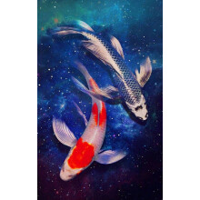 Diamantbroderi Stjerneformet Koje 35x53 cm