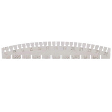 Piano String Gauge with Clear Scales Metal Measuring Ruler for Guitar Ukulele Stringed Instrument