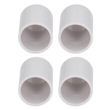 100PCS Rod End Caps Engineering Plastic Waterproof Terminal Rod Bearing Tube Protector Caps for Electronic Fence System White 21mm/0.83in