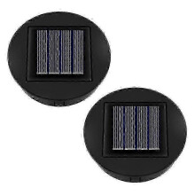 2PCS 8cm Replacement Solar Panels for Outside Garden Lanterns - Solar Light Top Unit Walkbee F24